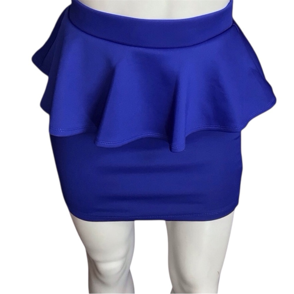Bebe Royal Blue Mini Skirt